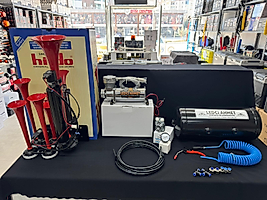 Ultra Uzatmalı Dadan Korna Otomatik Kompresör Set 24V