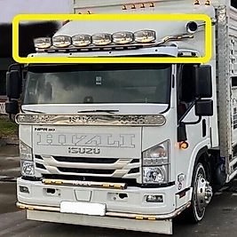 ISUZU TAVAN KROM BORU PASLANMAZ