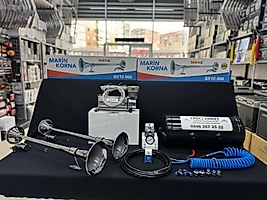 BENMAXX MARİN Korna Otomatik Kompresör Set 12V