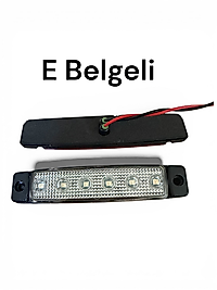 DEMMON 6 LEDLİ PARMAK LAMBA BEYAZ CAMLI BEYAZ LEDLİ NGO KUTULU (E BELGELİ)