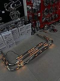 ISUZU-MİTSUBİSHİ  LEDLİ ÜST ALT ORTA BORU SET