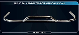 SCANIA S-500 TAMPON ALTI PASLANMAZ KROM BORU BIYIKLI