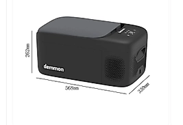 DEMMON ARAÇ İÇİ MİNİ BUZDOLABI 18 LT - 12 VE 24 VOLT ÇALIŞIR