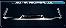 ISUZU TAMPON ALTI KROM BIYIK İLAVELİ PASLANMAZ